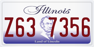 IL license plate Z637356