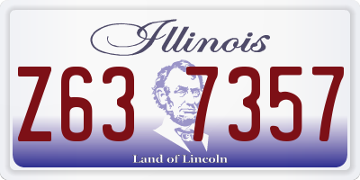IL license plate Z637357
