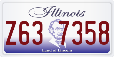 IL license plate Z637358