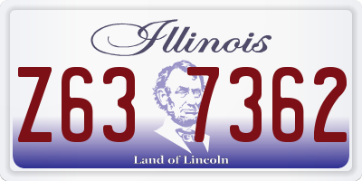 IL license plate Z637362