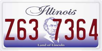 IL license plate Z637364
