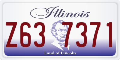 IL license plate Z637371