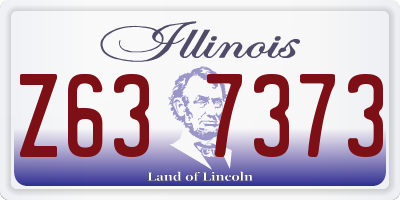 IL license plate Z637373