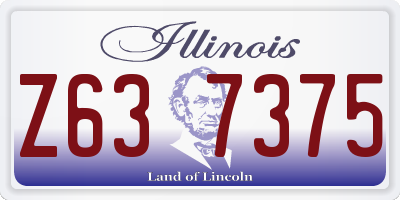 IL license plate Z637375
