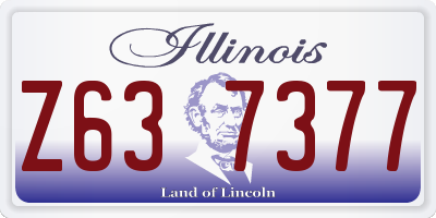 IL license plate Z637377