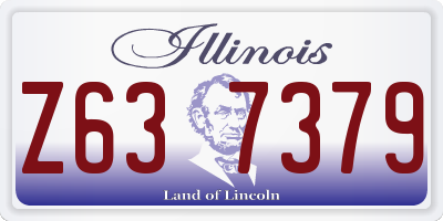 IL license plate Z637379