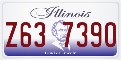 IL license plate Z637390