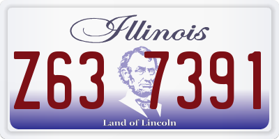 IL license plate Z637391