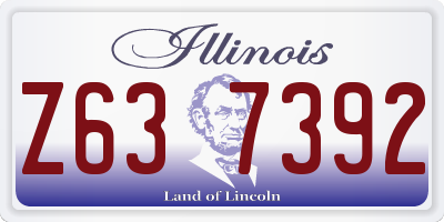 IL license plate Z637392