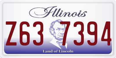 IL license plate Z637394
