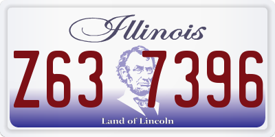 IL license plate Z637396
