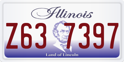 IL license plate Z637397