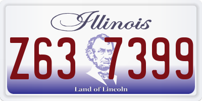 IL license plate Z637399
