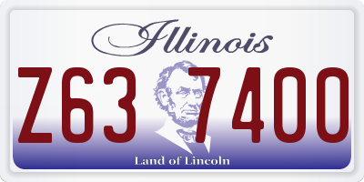 IL license plate Z637400