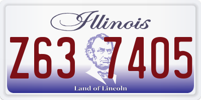 IL license plate Z637405