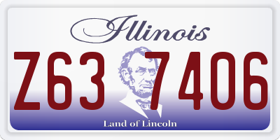 IL license plate Z637406