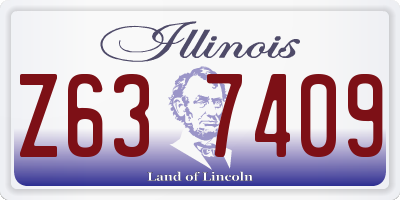 IL license plate Z637409