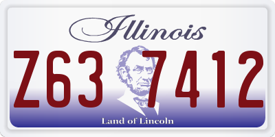IL license plate Z637412