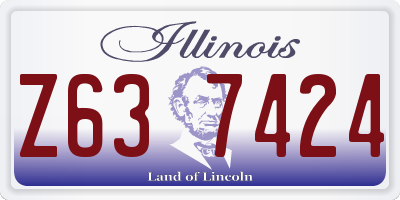 IL license plate Z637424