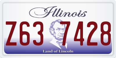 IL license plate Z637428