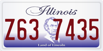 IL license plate Z637435