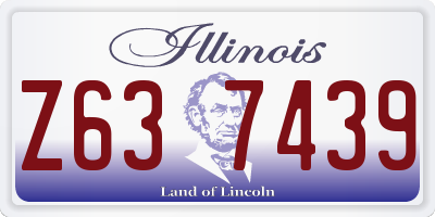 IL license plate Z637439
