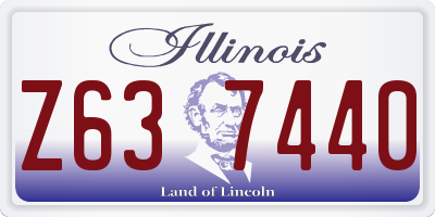 IL license plate Z637440