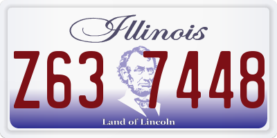 IL license plate Z637448