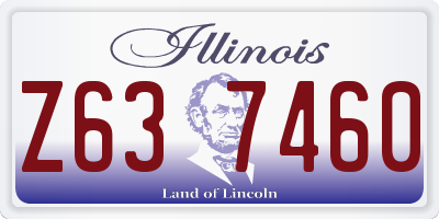 IL license plate Z637460