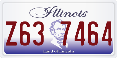 IL license plate Z637464