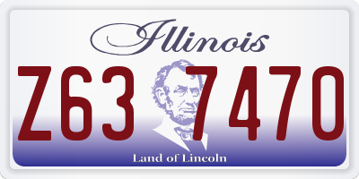 IL license plate Z637470