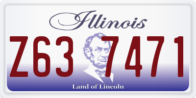 IL license plate Z637471