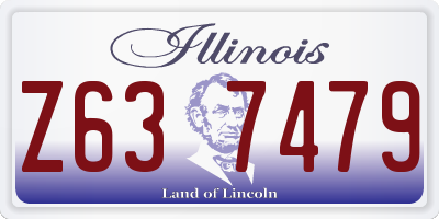 IL license plate Z637479