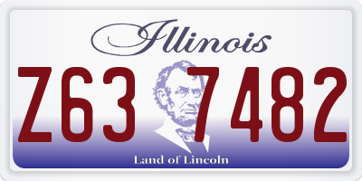 IL license plate Z637482