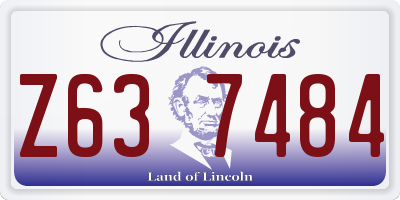 IL license plate Z637484