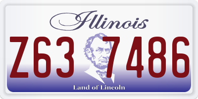 IL license plate Z637486
