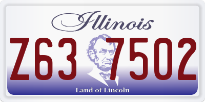 IL license plate Z637502
