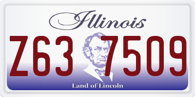 IL license plate Z637509