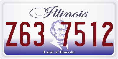 IL license plate Z637512