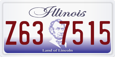 IL license plate Z637515