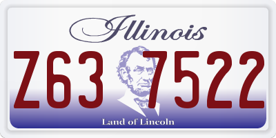 IL license plate Z637522