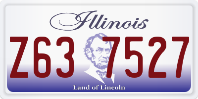 IL license plate Z637527