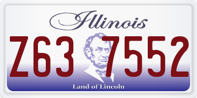 IL license plate Z637552