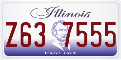 IL license plate Z637555