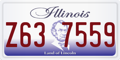 IL license plate Z637559