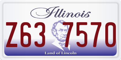 IL license plate Z637570