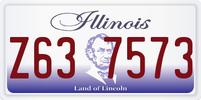 IL license plate Z637573