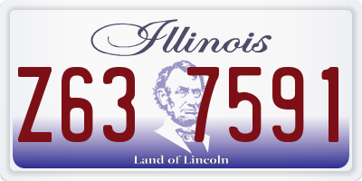 IL license plate Z637591