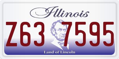 IL license plate Z637595