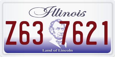 IL license plate Z637621